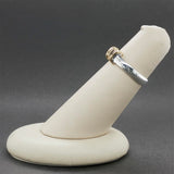 Estate Tiffany & Co. SS 18 0.20ct Sapphire Ring