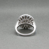 Estate 10K W Gold 1.58ctw Diamond Cocktail Ring