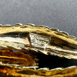 Estate Tiffany & Co. 18K Y Gold 0.05ctw Diamond Brooch
