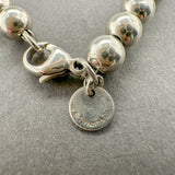 Estate Tiffany & Co. SS Graduated Hardwear Beaded Necklace