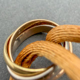Estate Cartier 18K Tri-Color Gold Trinity Bracelet