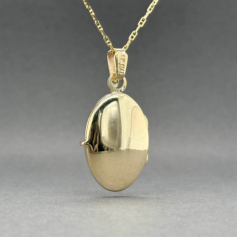 Estate 14K Y Gold Locket Pendant