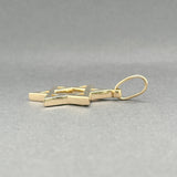 Estate 18K Y Gold Star of David Pendant