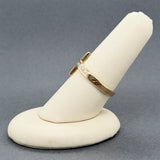 Estate 14K Y Gold 0.34ctw G/VS2-SI1 Diamond Cross Ring