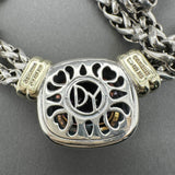 Estate David Yurman SS 14 12.68ct Amethyst Albion Double Necklace