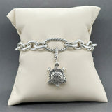 Estate David Yurman SS 18 Turtle Collectibles Charm Bracelet