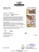 Estate 14K Y Gold 0.88ctw I/I1-2 Diamond Hoop Earrings