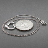 Estate Tiffany & Co. SS Peretti 16mm Open Heart Pendant