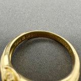 Estate Tiffany & Co. 18K Y Gold 0.19ctw Diamond Signature X Ring