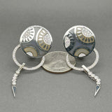 Estate La Nouvelle Bague 18K W Gold 0.75ctw Diamond Earrings