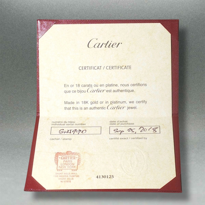 Estate Cartier 18K R Gold Juste En Clou Classic Bracelet