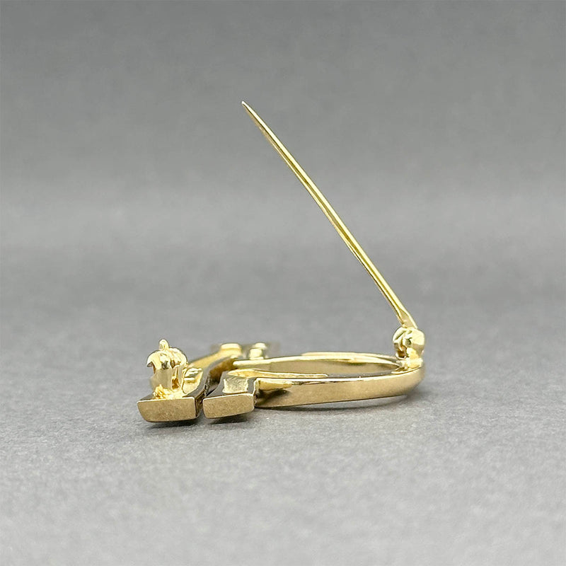 Estate Tiffany & Co. 18K Y Gold Picasso Libra Pin