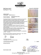 Estate 14K W Gold 1.10ctw I-J/SI1-2 Diamond By The Yard Necklace