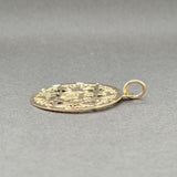 Estate 14K Y Gold 33.6mm Star of David Filigree Pendant