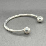 Estate Tiffany & Co. SS Ball Cuff Bracelet