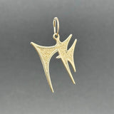 Estate 14K Y Gold Chai Pendant