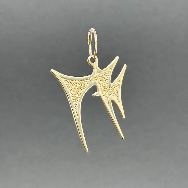 Estate 14K Y Gold Chai Pendant