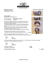 Estate Platinum 2.25ctw I/VS2 Diamond Three Stone Ring