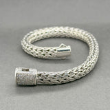 Estate John Hardy SS Diamond Icon Bracelet