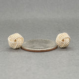 Estate Tiffany & Co. SS Knot Stud Earrings