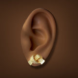 Estate Tiffany & Co. 18K Y Gold Bow Earrings