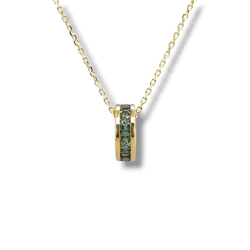 14K Y Gold 0.52ctw Alexandrite Rondell Pendant