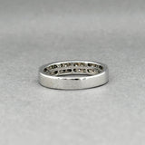 Estate 14K W Gold 0.40ctw Diamond Anniversary Ring