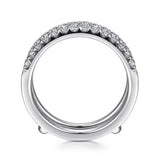 14K W Gold 0.50ctw Diamond Ring Enhancer