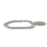14K W Gold 5.00ctw G/VS2 Lab Created Diamond Tennis Bracelet