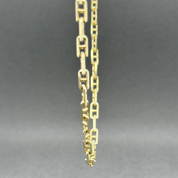 Estate 14K Y Gold 3.25mm 15.5” Anchor Chain