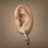 Estate 14K Y Gold 26.82mm Hoop Earrings