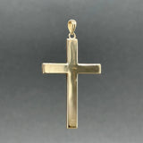 Estate 14K Y Gold 36.68mm Cross Pendant