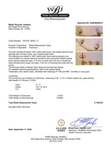 Estate 14K Y Gold 0.26ctw G-H/VS1-2 Diamond Stud Earrings