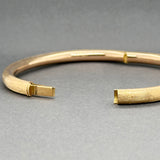 Estate 18K R Gold 5.59mm Bangle Bracelet