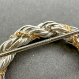 Estate Tiffany & Co. SS 18 Circle Rope Brooch