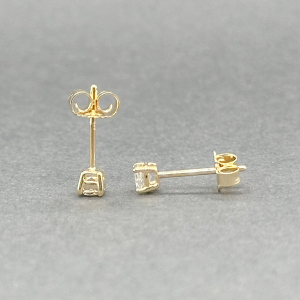 Estate 14K Y Gold 0.24ctw G-I/SI2-I1 Diamond Stud Earrings