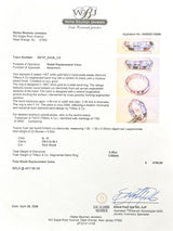Estate Tiffany & Co. 18K W Gold 0.25ctw G-H/VS2-SI1 Diamond Streamerica Ring