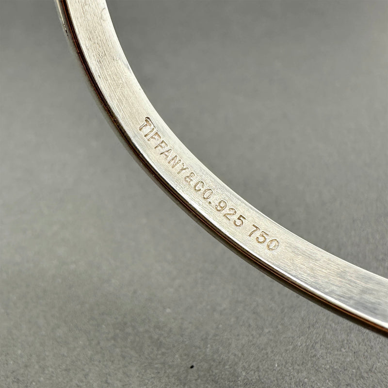 Estate Tiffany & Co. SS 18 Hook & Eye Bracelet