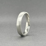 Estate Platinum 4.20mm Brushed Ring