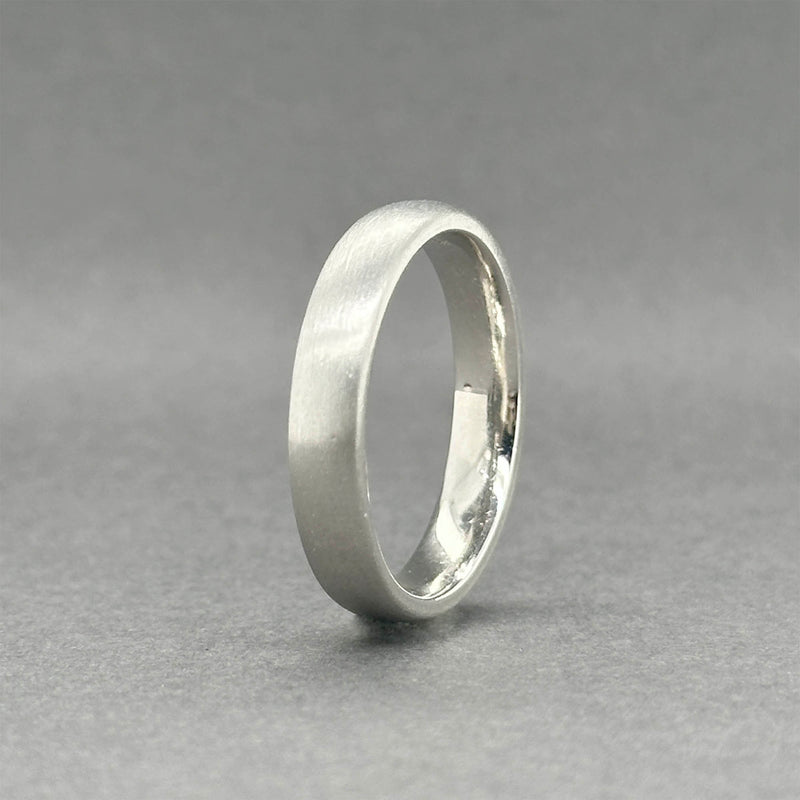 Estate Platinum 4.20mm Brushed Ring