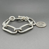 Estate SS 16.51mm Cable Link Bracelet