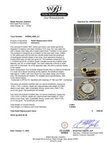 Estate Ippolita 18K Y Gold 6.48ctw Amethyst Rock Candy Station Necklace