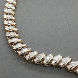 Estate 14K Y Gold 2.71ctw J-K/I1-2 Diamond S Link Bracelet