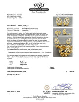 Estate David Yurman 18K Y Gold 1.20ctw G-H/VS2-SI1 Diamond Lattice Earrings