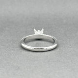 Estate 14K W Gold 0.30ctw H/SI1-2 Diamond Eng. Ring Semi-Mount