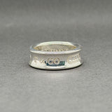 Estate Tiffany & Co. SS 1837 Concave Ring