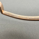 Estate Monica Vinader SS 0.23ctw Diamond Signature Pave Diamond Bangle