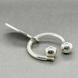 Estate Tiffany & Co. SS Oval Tag Screw Ball Key Ring
