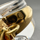 Estate Steuben 18K Y Gold Heart Pendant