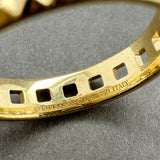 Estate Tiffany & Co. 18K Y Gold True Wide Ring